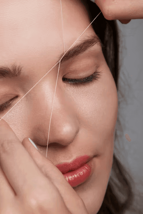 Threading service at beauty salon in Jaipur